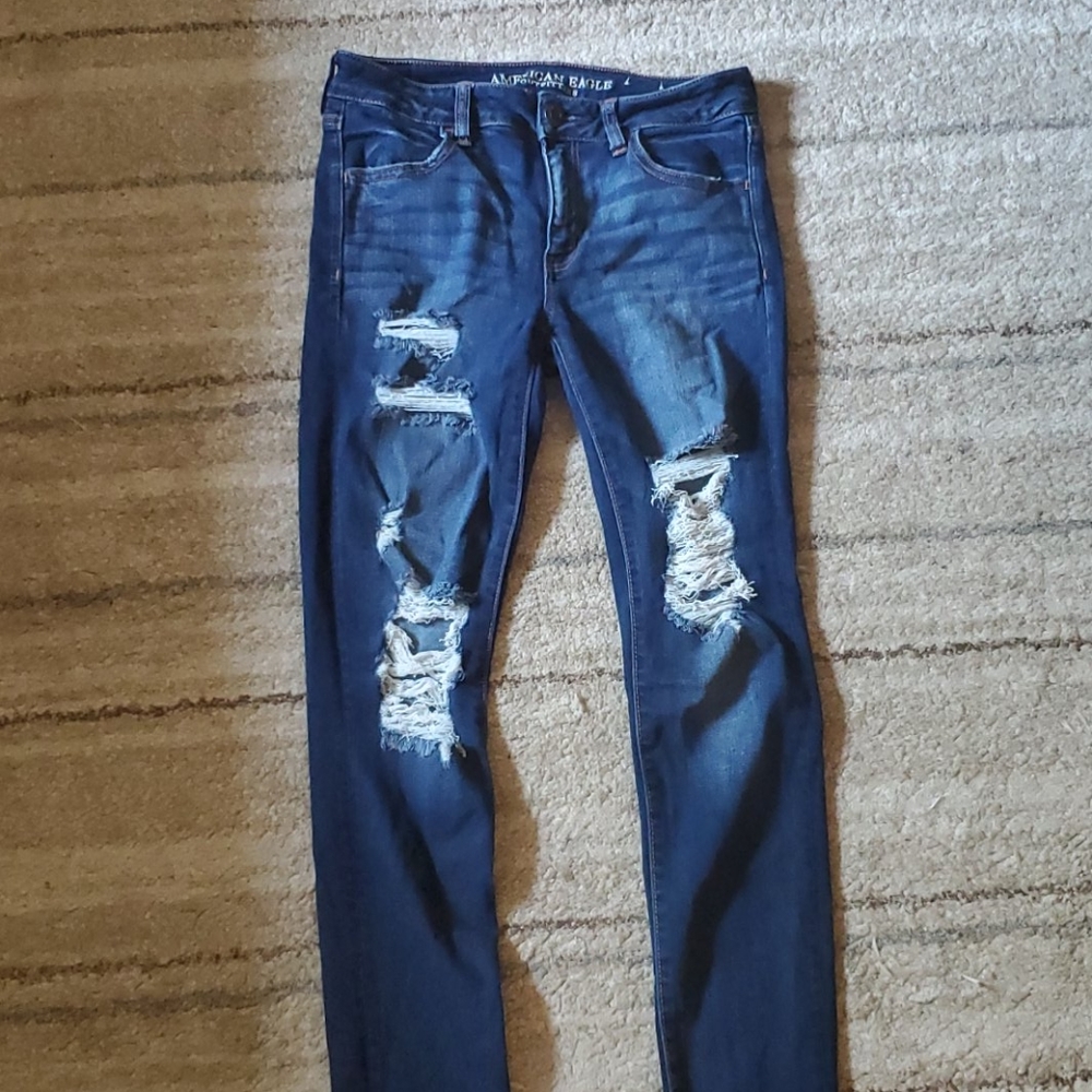 American Eagle Distressed Jeggings